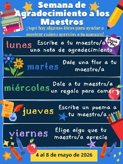 Teacher Appreciation SPAN